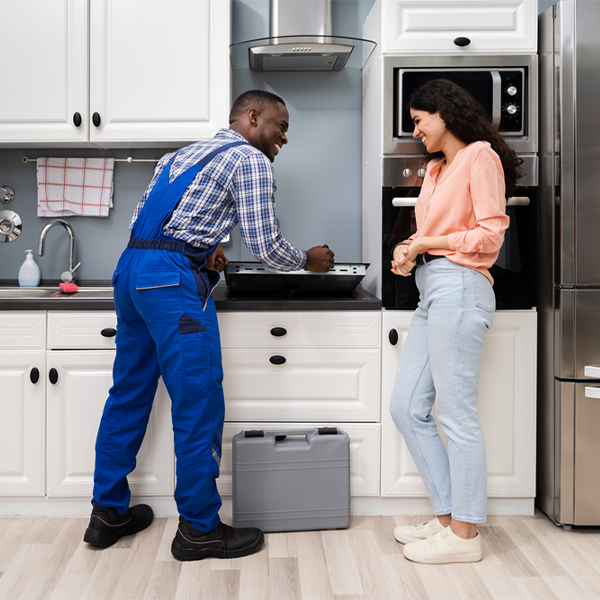 can you provide an estimate for cooktop repair before beginning any work in Hatch